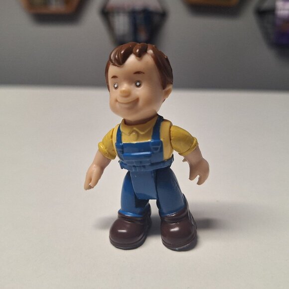 Keenway Male Boy Dollhouse Figure Short Brother Son 2.5 Inch Overalls Farmer Kid - Picture 6 of 7